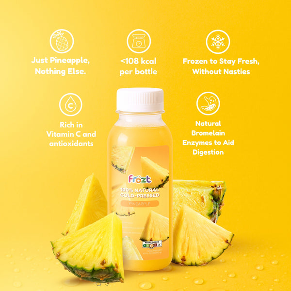 Frozt Cold-Pressed juice Bundle (Frozen) - 4 Watermelon, 4 Pineapple