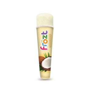 Healthy ice coconut fruit popsicles (ice cream alternatives) : gluten-free, halal, dairy-free, and vegan-friendly options available.