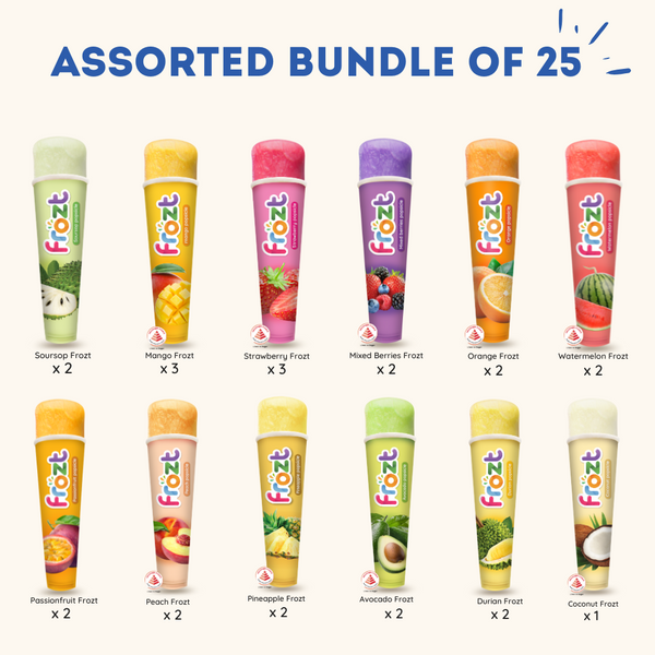 Assorted Bundle of 25 (Fruit Series)