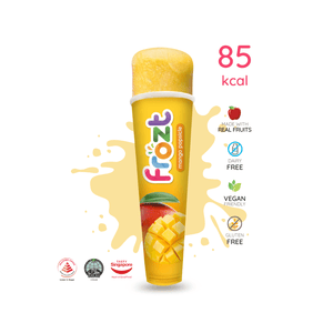 Mango Frozt - Frozt | Popsicles for Everyone. Healthy ice fruit popsicles (ice cream alternatives) : gluten-free, halal, dairy-free, and vegan-friendly options available.