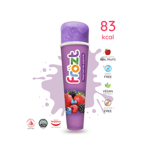 Mixed Berries Frozt - Frozt | Popsicles for Everyone. Healthy ice fruit popsicles (ice cream alternatives) : gluten-free, halal, dairy-free, and vegan-friendly options available.