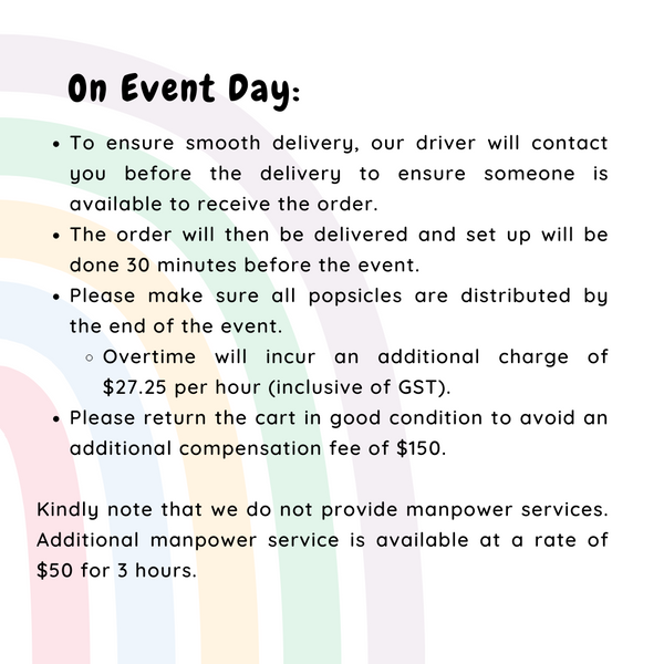 Frozt White Cart l Parties & Events