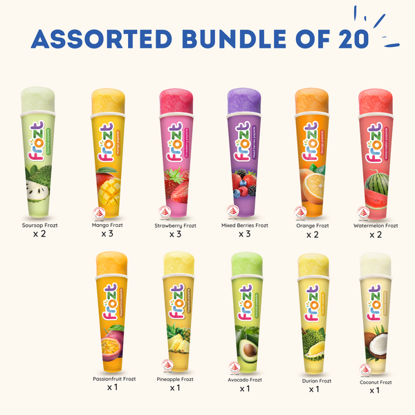 Assorted Bundle of 20 (Popsicles)