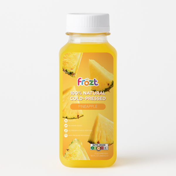Frozt Cold-Pressed Pineapple Juice (Frozen) – 300ml
