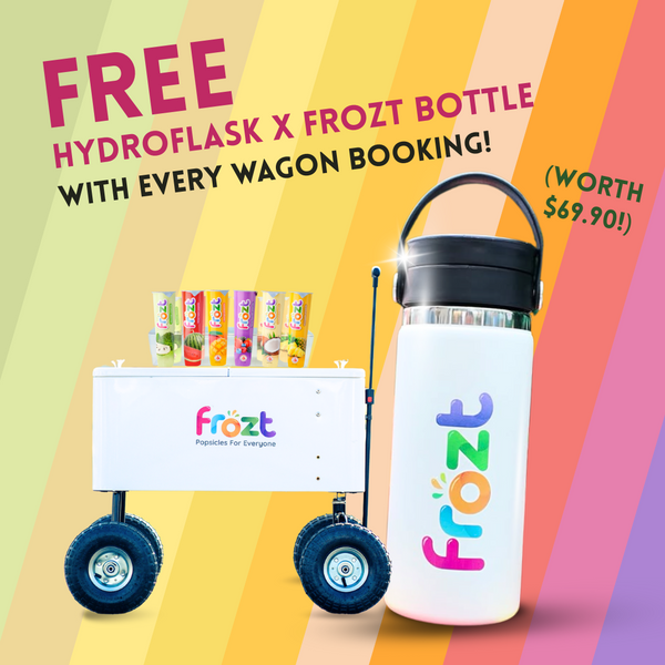 Frozt White Wagon + HydroFlask x Frozt Bottle l Parties & Events