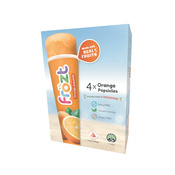 Frozt Orange Multipack of 4 Popsicles - Frozt | Popsicles for Everyone