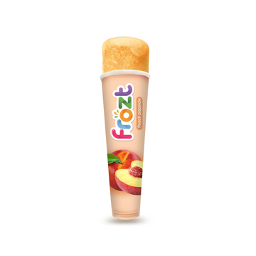 Peach Frozt - Frozt | Popsicles for Everyone. Healthy ice fruit popsicles (ice cream alternatives) : gluten-free, halal, dairy-free, and vegan-friendly options available.